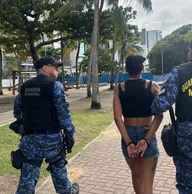 Mulher é presa suspeita de tráfico de drogas durante operação da Segurança Cidadã