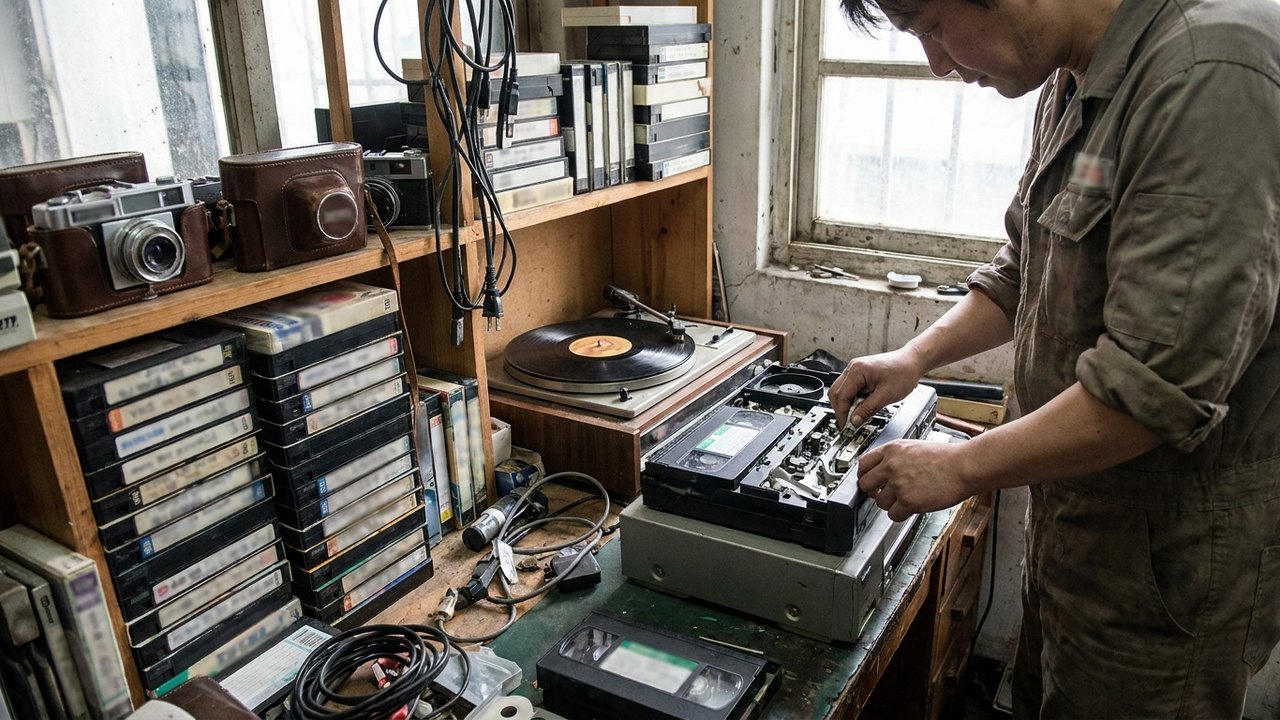 Rebobine: VHS, câmeras com filme e vitrolas ganham vida outra vez