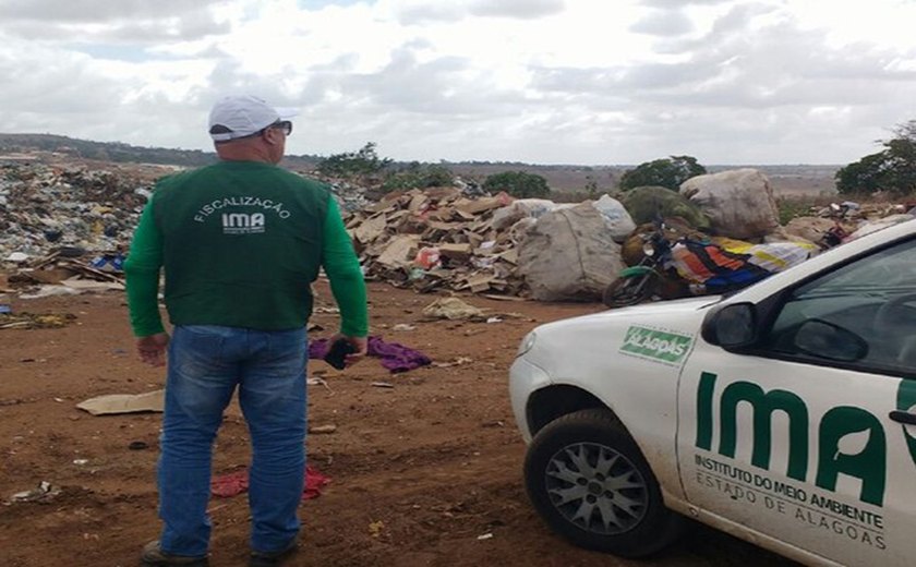 IMA interdita lixões irregulares em Taquarana e Coité do Nóia