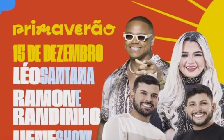 Com show de Leo Santana, Festival Primaverão começa hoje em Traipu
