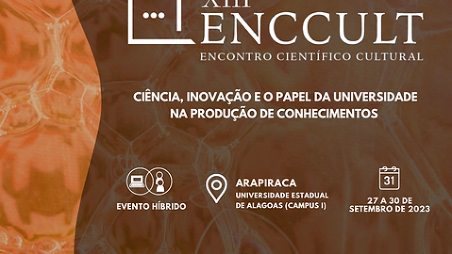 Cícero Péricles ministra palestra de abertura do XIII Enccult em Arapiraca