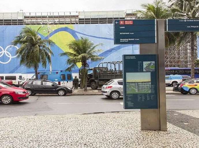 Sinalização ajuda turistas a aproveitarem melhor as belezas do Rio