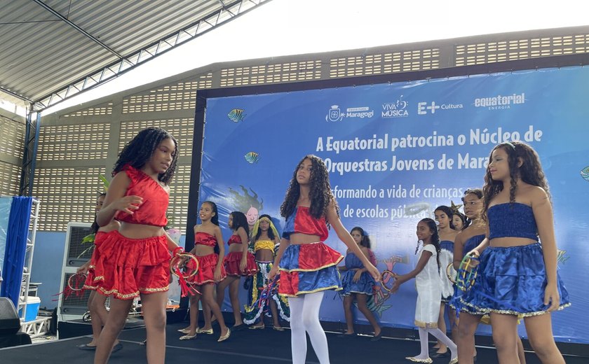 Equatorial realiza aula inaugural do Núcleo de Orquestras Jovens de Maragogi