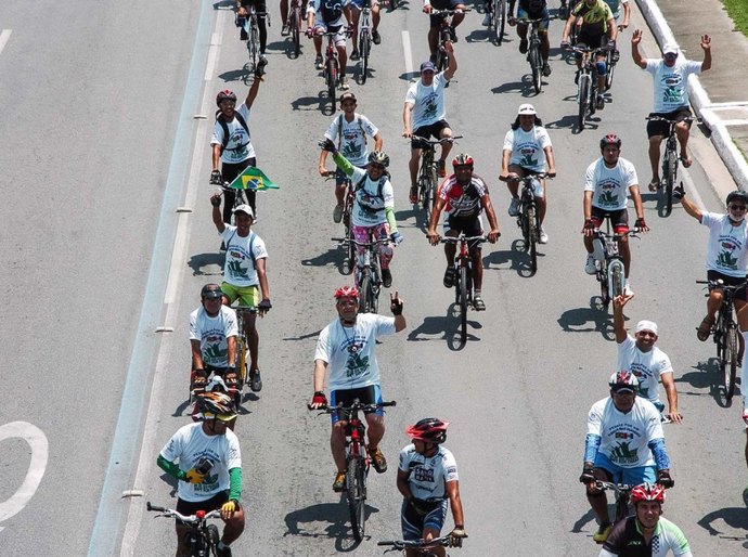 Domingo terá passeio ciclístico marcando Dia Mundial Sem Carro