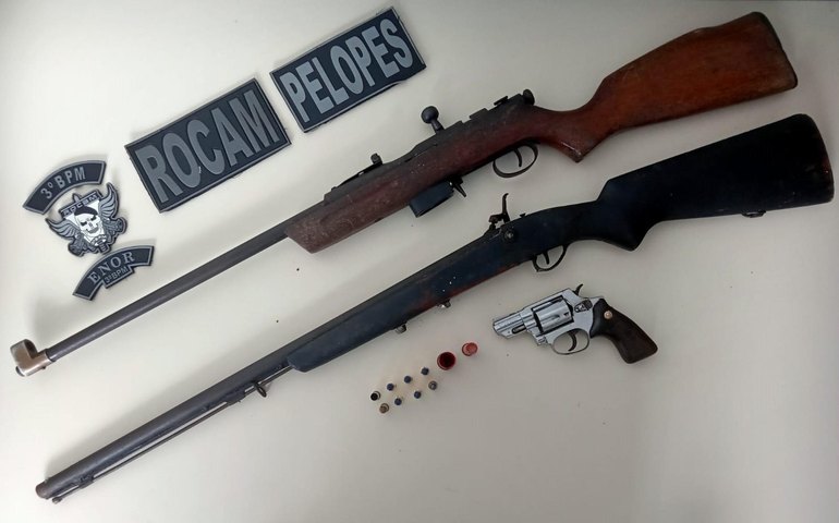  Polícia Militar prende autor de tentativa de homicídio e apreende três armas de fogo  