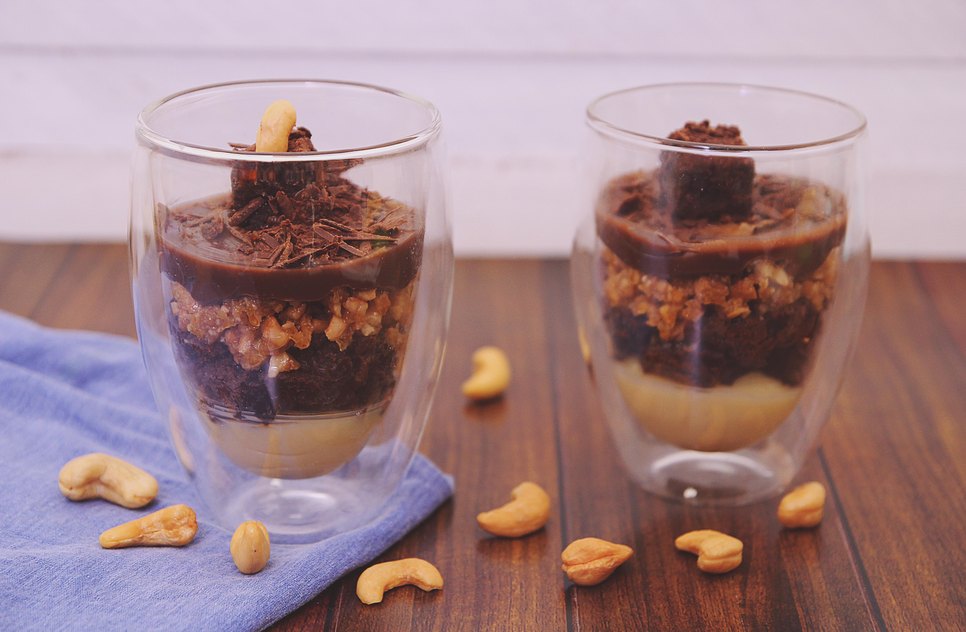 Copinhos de brownie / Foto: Finna