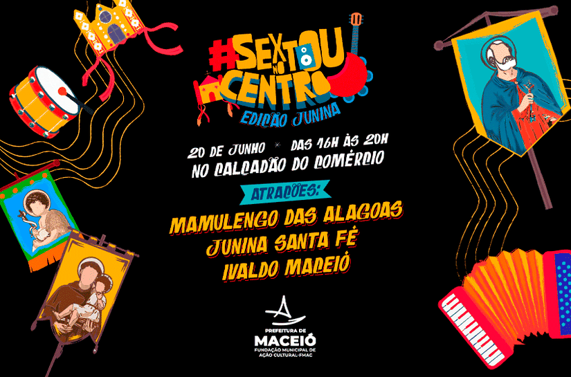 Sextou no Centro reúne arte e alegria em mais uma celebração junina no Calçadão do Comércio