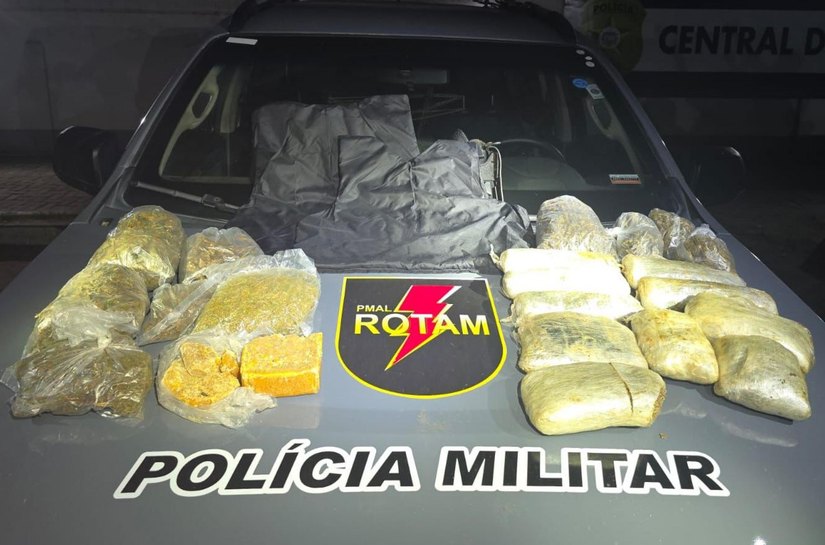 PM apreende 24 armas de fogo e mais de 22 Kg de drogas na última semana em Alagoas