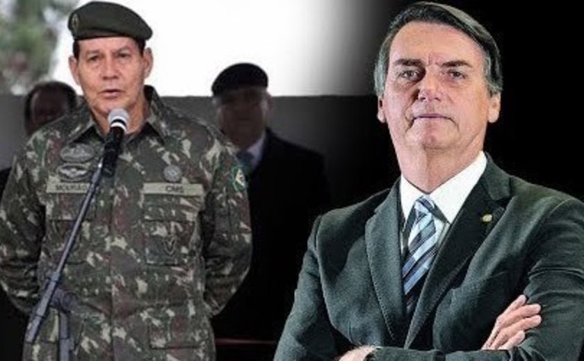 Escolhido como vice de Bolsonaro, general Mourão diz estar &#8216;honrado&#8217;