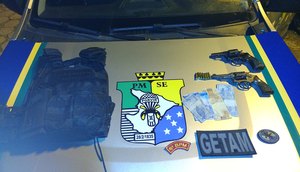 Três homens armados tentam roubar residência e são presos em Estância / Foto: Foto: Polícia Militar/SE