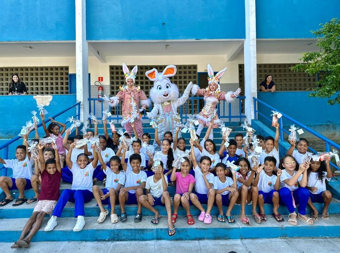 Parque Shopping Maceió promove Páscoa Solidária e leva alegria a crianças do Lar São Domingos