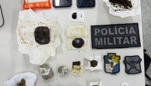 Apreensão de drogas / Foto: PMSE