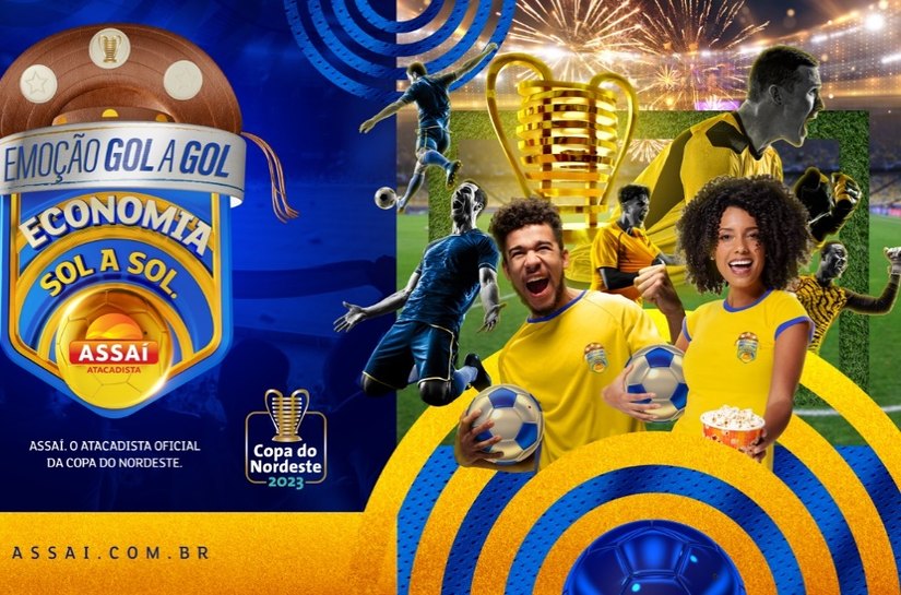 Assaí leva taça da Copa do Nordeste para visitação ao público em Aracaju na terça (4)