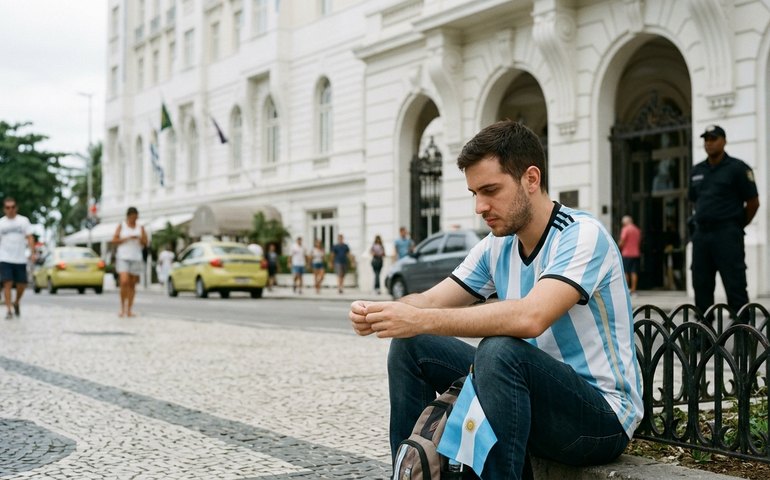 ‘Levaram meu celular, mas valeu a pena’, diz fã argentino que ainda aguarda Shakira na porta do Copacabana Palace