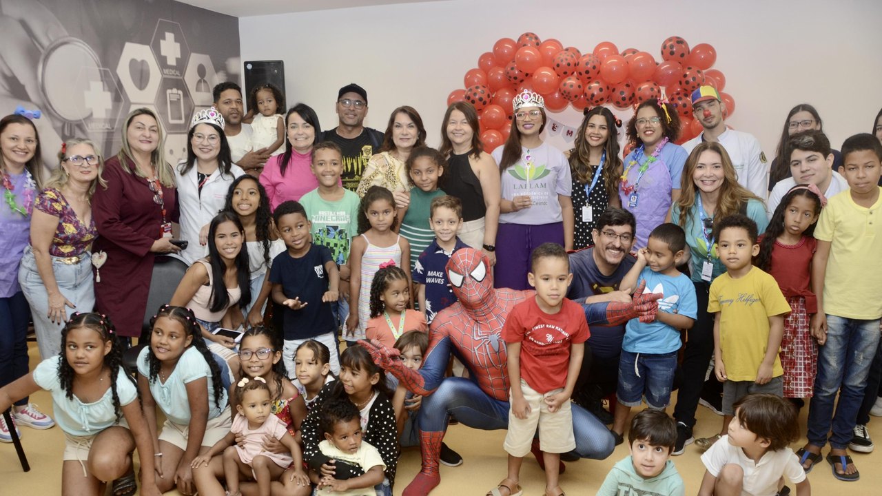 Hemoal promove festa para crianças assistidas no Ambulatório de Hematologia