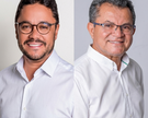  Bruno Teixeira e o vice Ubiratan Nunes / Foto: Reprodução