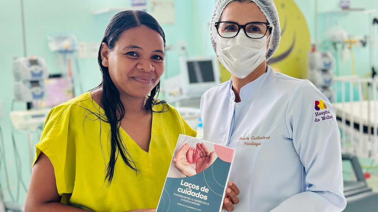 Hospital da Mulher lança cartilha de apoio a mães e cuidadores com crianças internadas na UTI e UCI pediátricas