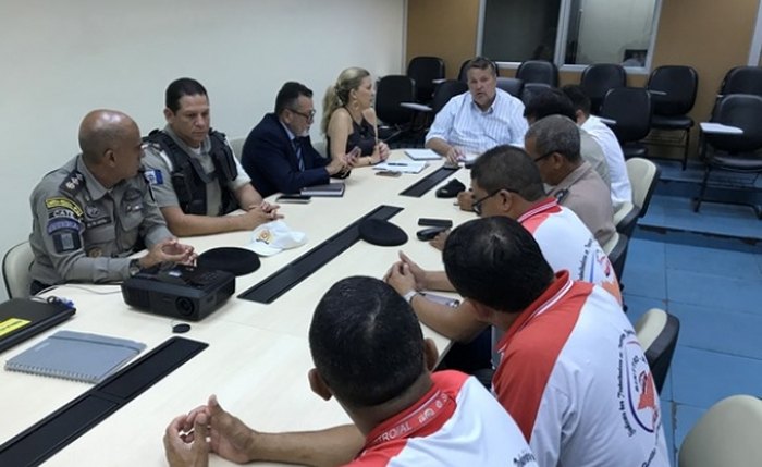 Reunião avaliou redução nos números de assaltos a ônibus em Maceió durante o mês de dezembro - Foto: Assessoria