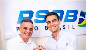 Kil de Freitas e JHC. Fonte: Ascom PSDB