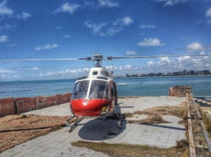 Helicópteros da Segurança Pública fazem prévia da Operação Verão