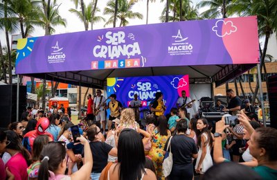 Alegria, música e diversão marcaram a celebração do Dia das Crianças em Maceió