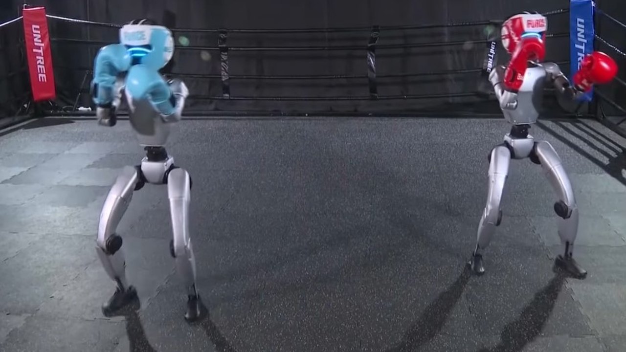 Veja 1º torneio de boxe entre robôs humanoides do mundo realizado na China