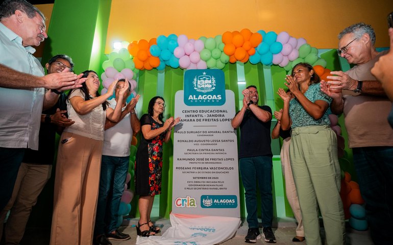 Em Branquinha, Paulo entrega 48ª Creche Cria e amplia cobertura educacional na primeira infância no estado