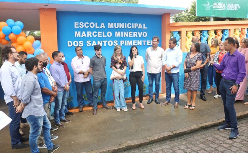Prédio de escola inaugurada em Palmeira ontem (17) estava alugado há mais de 1 ano sem uso; veja valor