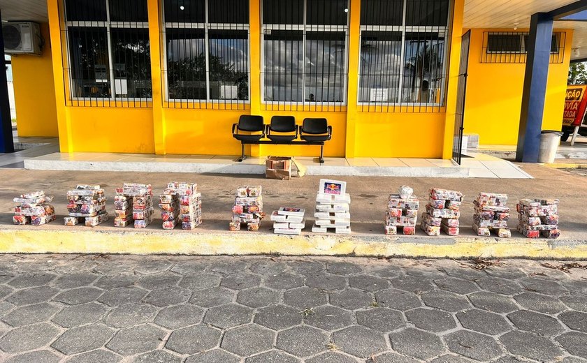 Polícia quer saber de quem são os 110 kg de drogas