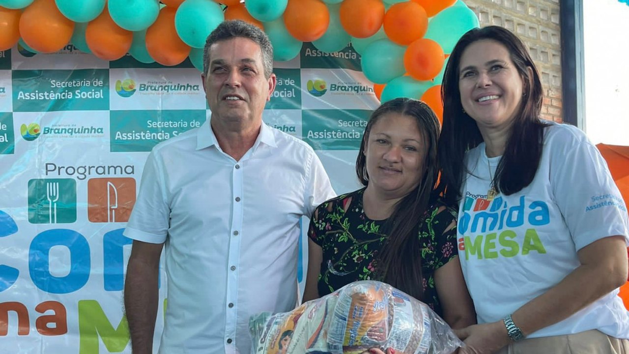 Prefeitura de Branquinha lança programa ‘Comida na Mesa’
