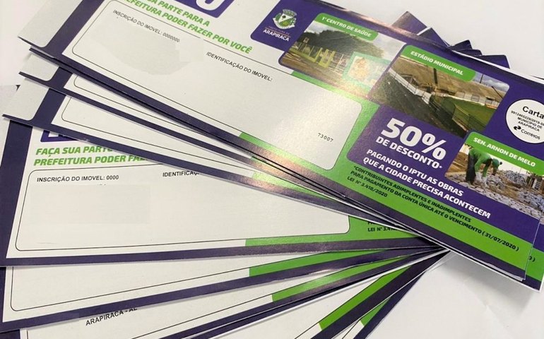 Prazo para o pagamento do IPTU com desconto de 50% encerra na sexta (31)