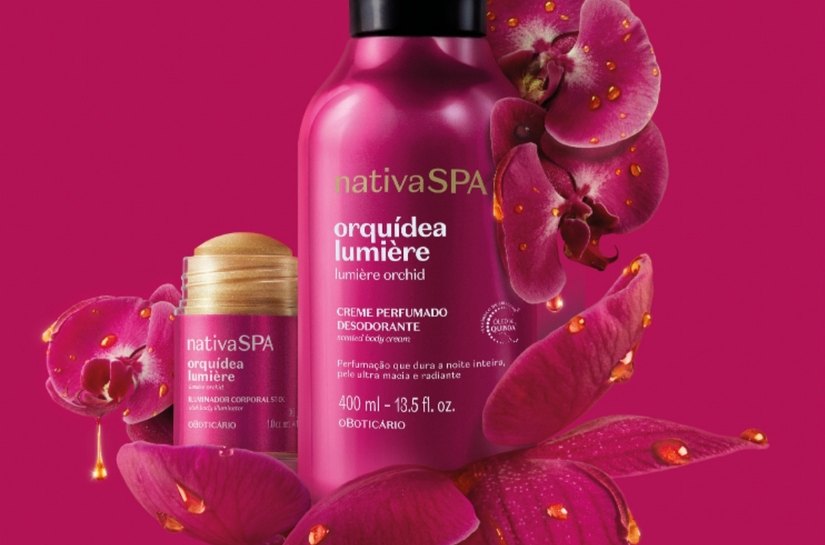O Boticário apresenta Nativa SPA Orquídea Lumière, com iluminador corporal inédito