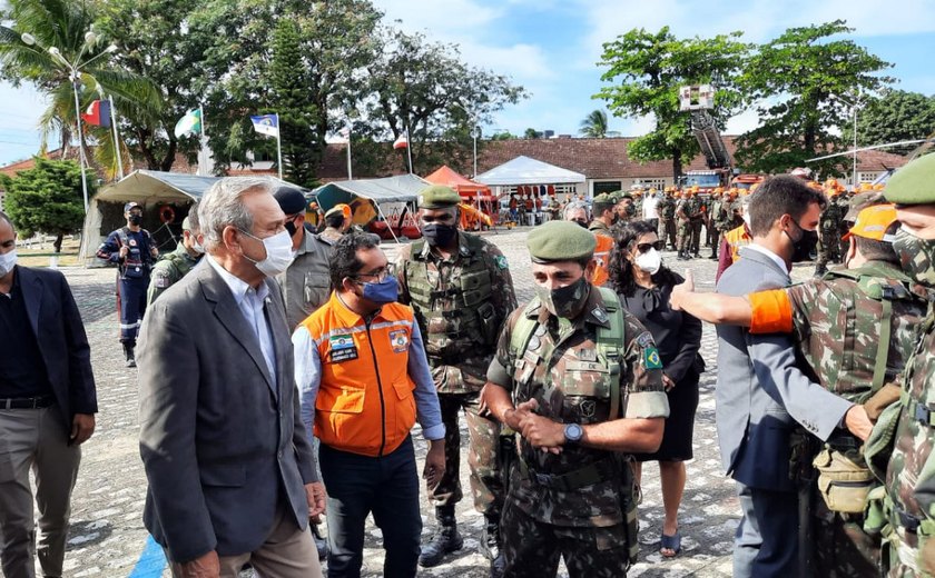 Defesa Civil coordena simulado nos bairros atingidos pelo afundamento do solo