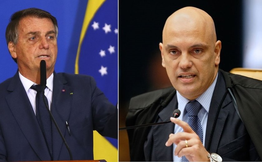Bolsonaro confirma presença na posse de Alexandre de Moraes no TSE