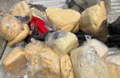 Vigilância Sanitária de Maceió apreende 65 kg de queijos estragados em laticínio