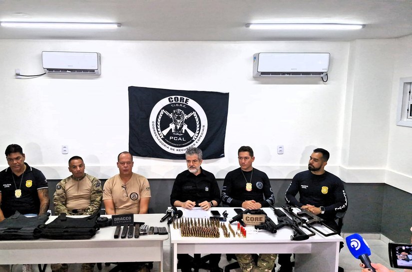 Operação integrada apreende armas e grande quantidade de munição em Marechal Deodoro