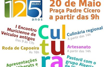 Prefeitura de Murici traz programação cultural para finalizar a semana da emancipação