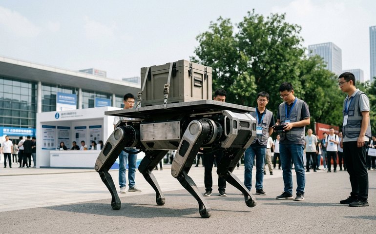 Cavalo robô capaz de transportar até 1 tonelada é apresentado na China