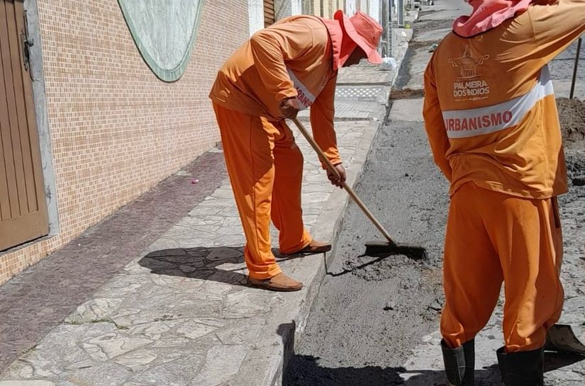 Prefeitura de Palmeira intensifica reparos em áreas afetadas pelo tráfego pesado