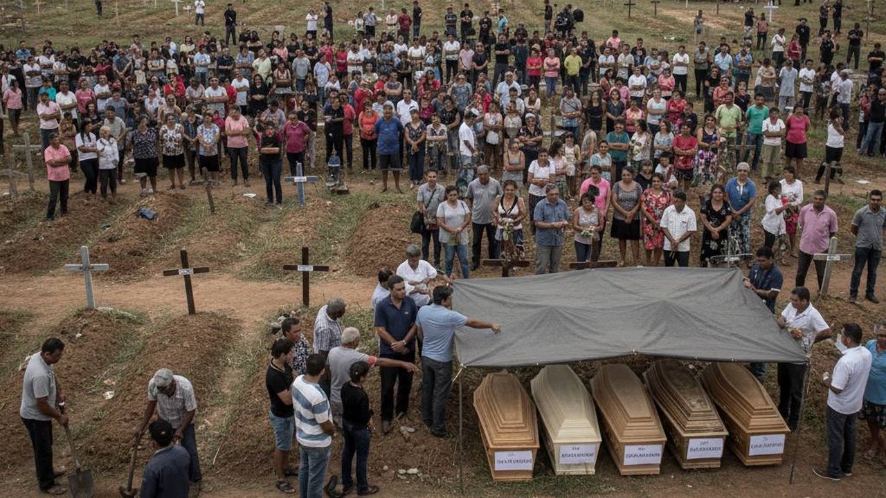 Ao menos 40 mortos em megaoperação já foram sepultados; oito corpos seguem sem identificação