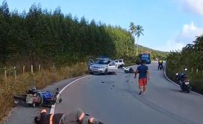 Uma pessoa perdeu a vida no acidente registrado neste sábado na rodovia AL-465, em Porto de Pedras