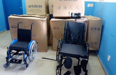 Prefeitura de ODG recebe remessa de equipamentos para pessoas com deficiência 