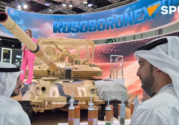 Alto poder de fogo, proteção e mobilidade: Rússia exibe tanque T-90M em exposição em Abu Dhabi