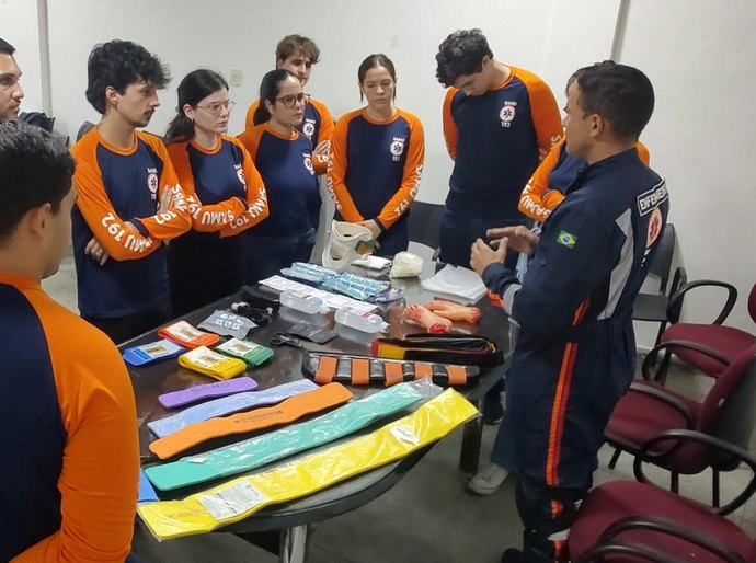 Samu capacita acadêmicos de medicina da Uncisal para estágio curricular