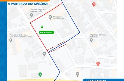 Ônibus com trajeto pela Praça Sinimbu terão itinerário modificado a partir de sexta
