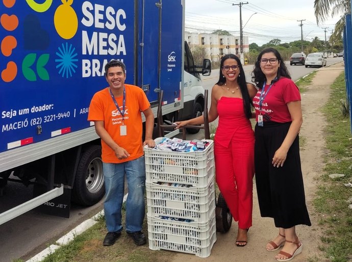 Sesc Mesa Brasil beneficia mais de 2,5 mil pessoas com doações arrecadadas em ações solidárias
