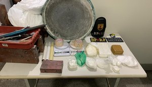 Polícia fecha laboratório utilizado para refinar cocaína em Nossa Senhora do Socorro / Foto: Foto: SSP/Divulgação