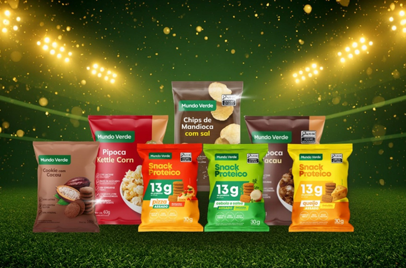 Mundo Verde aposta em linha de snacks para acompanhar os jogos da Copa do Mundo