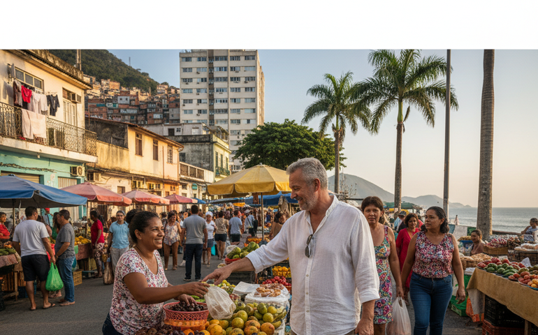 Da feira à hospedagem com moradores, turistas trocam roteiros clássicos por experiências locais no Rio