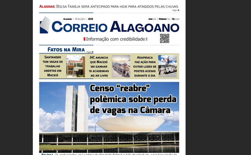 Censo “reabre” polêmica sobre perda de vagas na Câmara